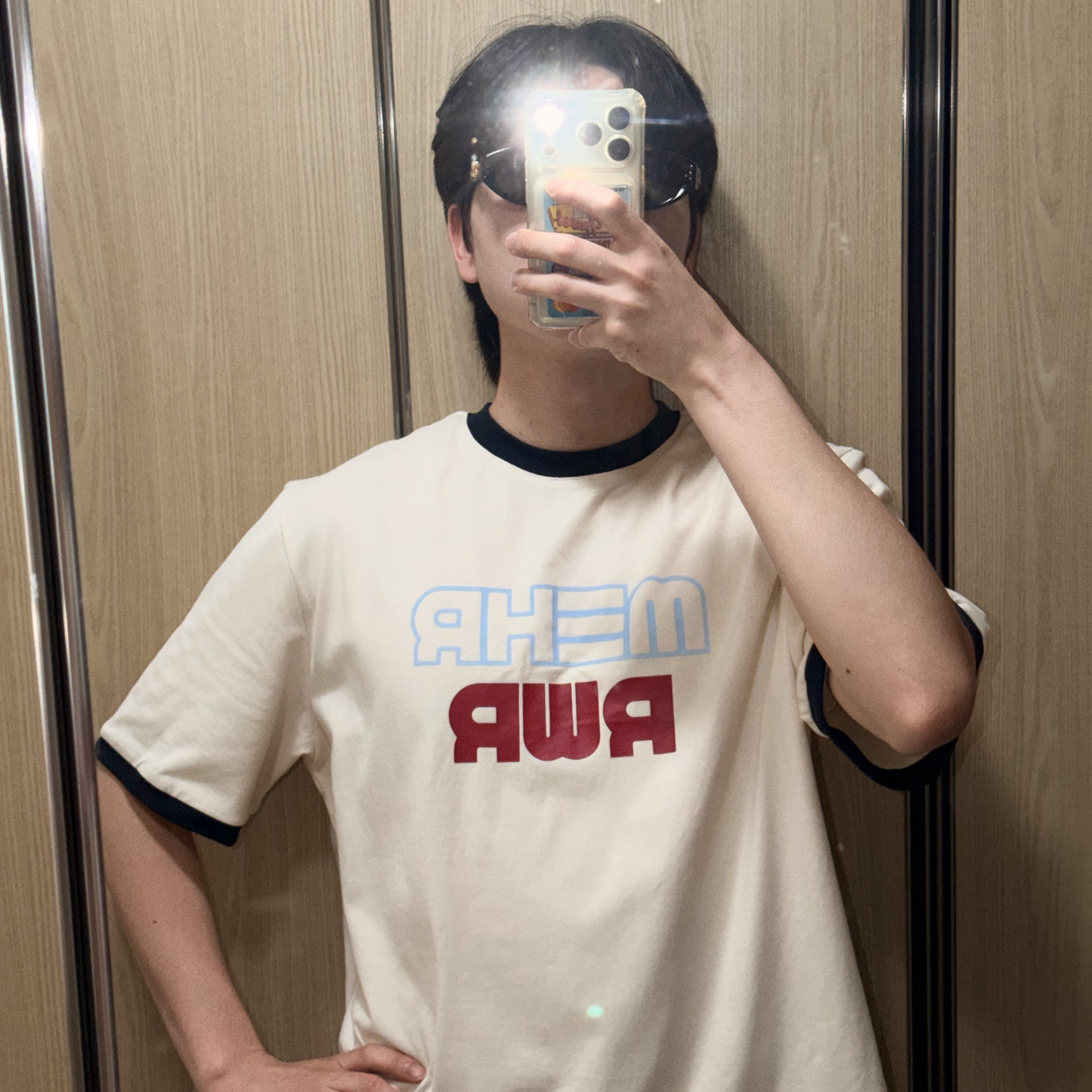 [KREAM 단독] RWR x MEHR Ringer T-Shirt Cream, [KREAM 단독] VVM IN Protein Bar 26g * 10ea 1box 착용 스타일 - 1
