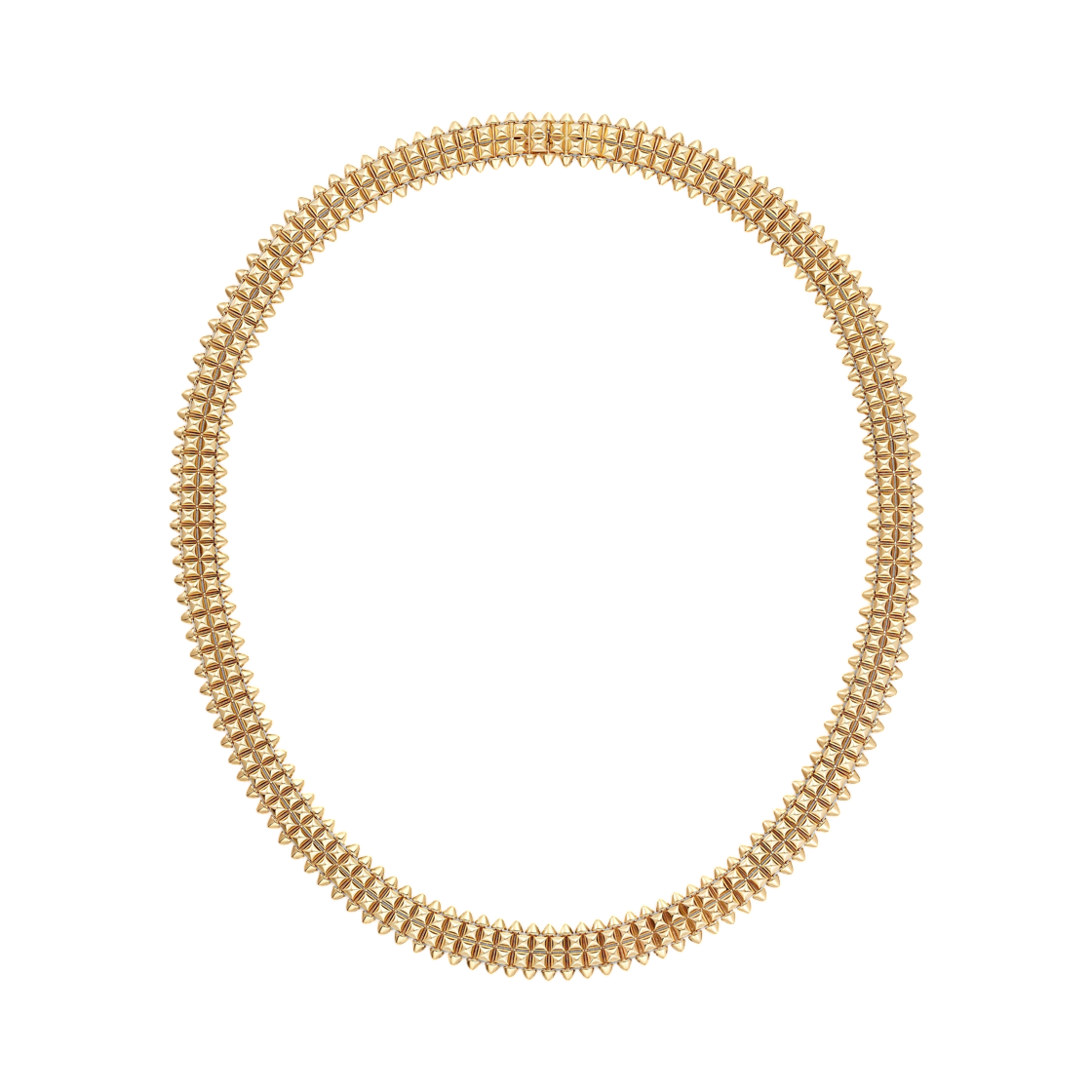 까르띠에 클래쉬 드 까르띠에 네클리스 플렉시블 더블 로우 옐로우 골드(Cartier Clash de Cartier Necklace Flexible Double Row Yellow Gold) - 1