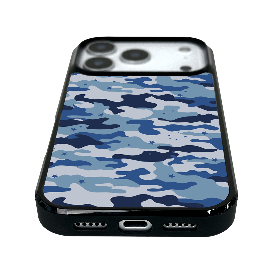 나인틴프라이데이 카모 스타 맥세이프 에폭시 케이스 - 블루(NINETEENFRIDAY Camouflage Magsafe Epoxy Case - BLUE) - 4