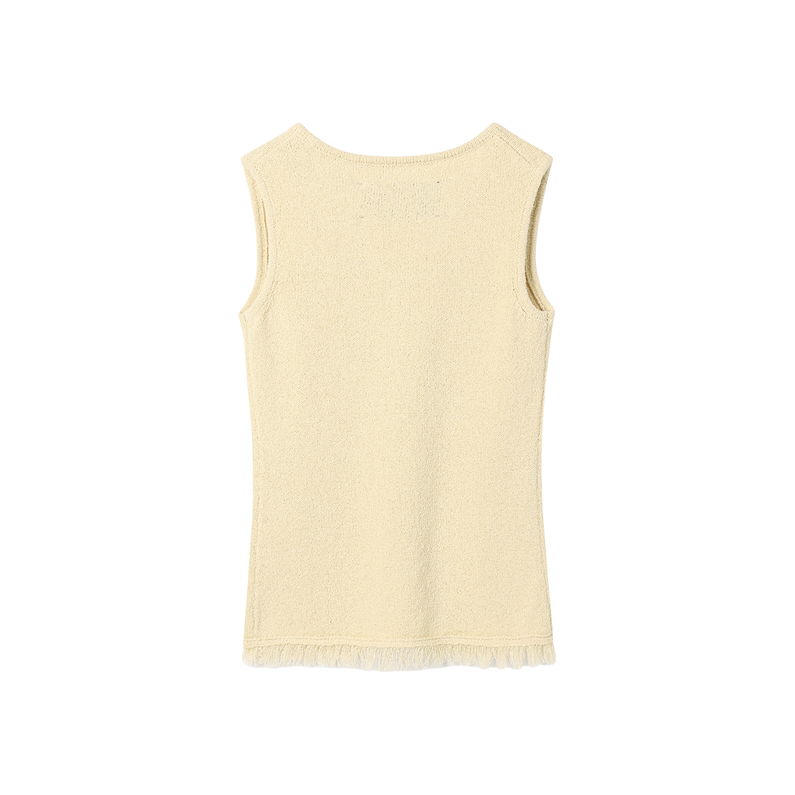 (W) 더바이닐하우스 버튼 니트 베스트 아이보리((W) Thevinylhouse Button Knit Vest Ivory) - 2