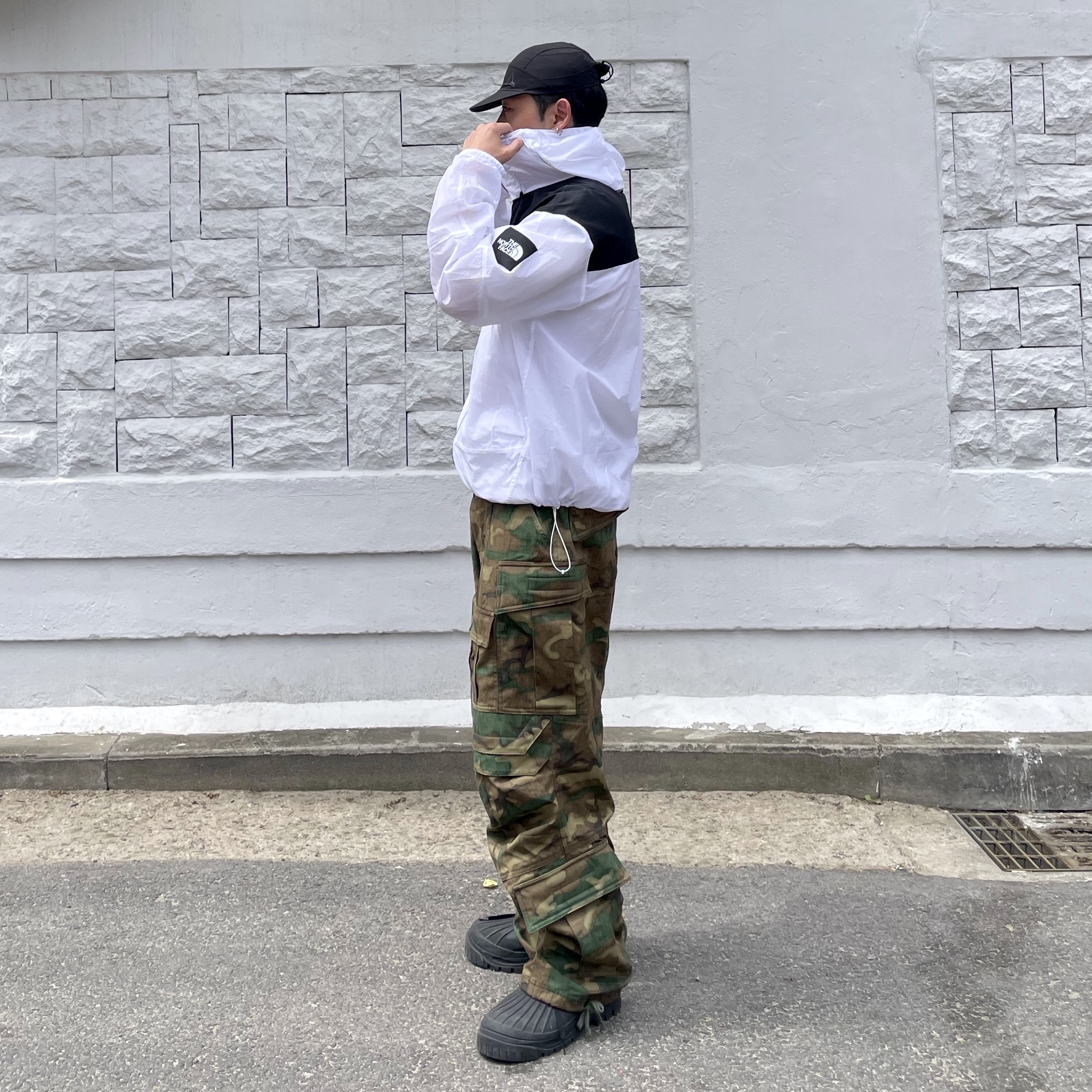 The North Face White Label Ruben Jacket White 착용 스타일 - 1