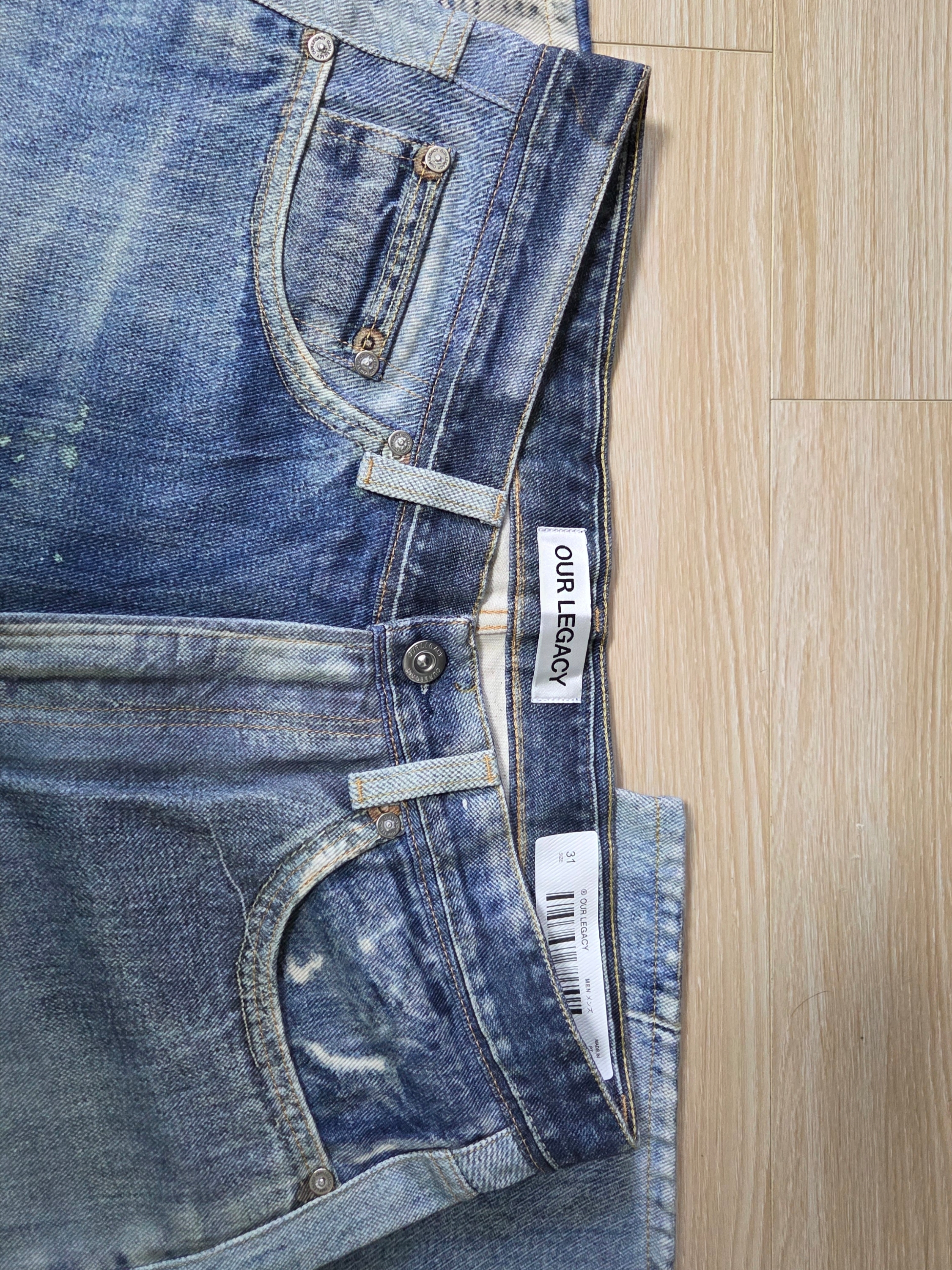 Our Legacy Third Cut Digital Denim Print 착용 스타일 - 6