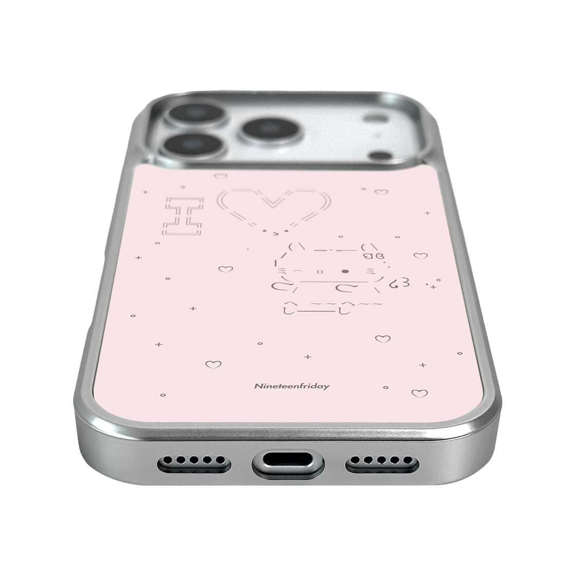 나인틴프라이데이 아이러브 엔젤 캣 맥세이프 에폭시 케이스 - 핑크(NINETEENFRIDAY Angel Cat Magsafe Epoxy Case - PINK) - 4