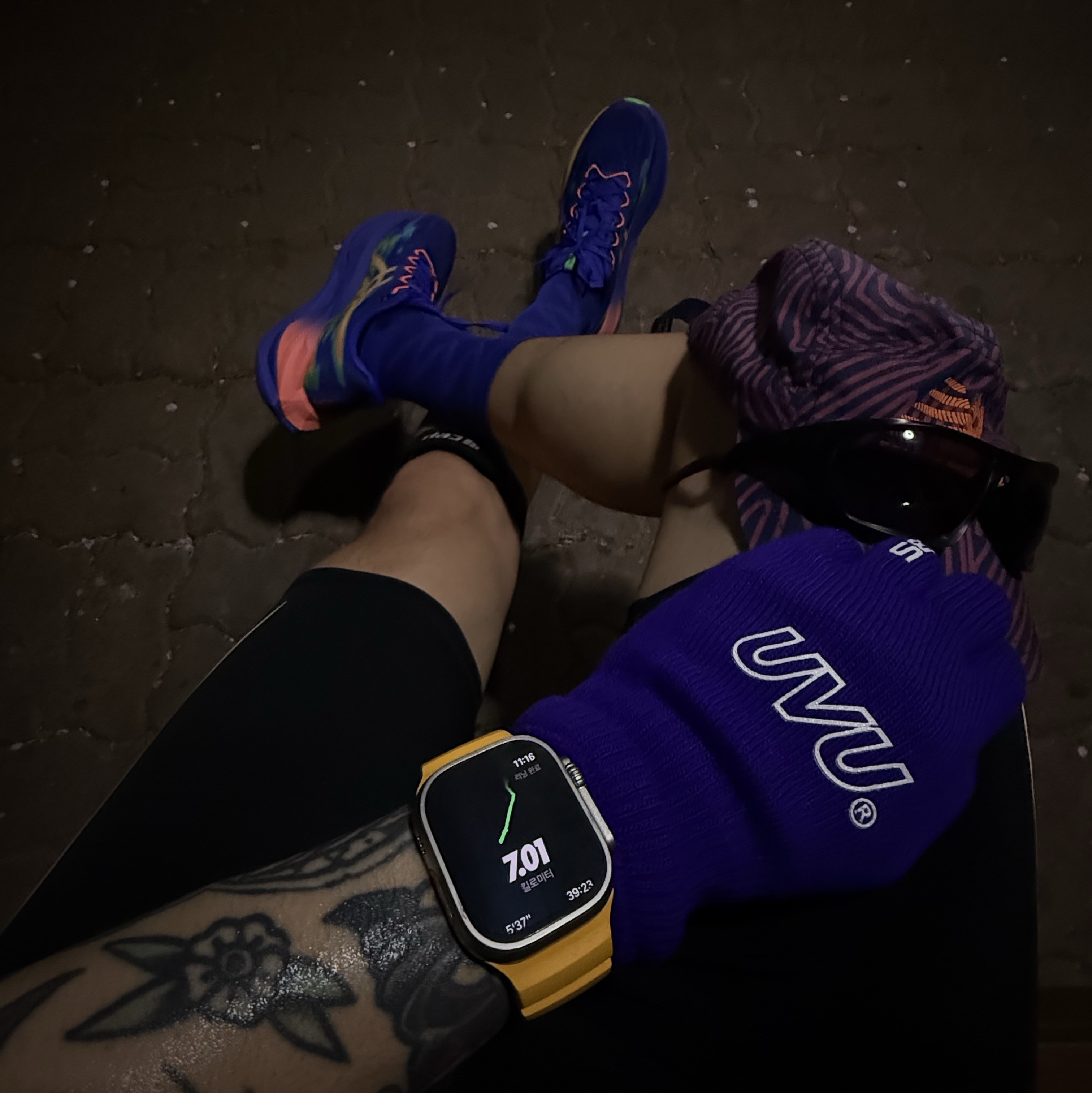 Asics Superblast 3 Cobalt Burst Light Orange, Adidas Adizero Running Short Pocket Leggings Black - KR Sizing 착용 스타일