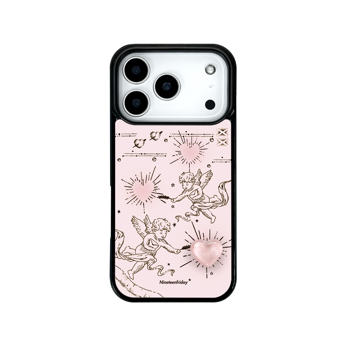 0031 NINETEENFRIDAY Vintage Cupid Magsafe Epoxy Case - PINK