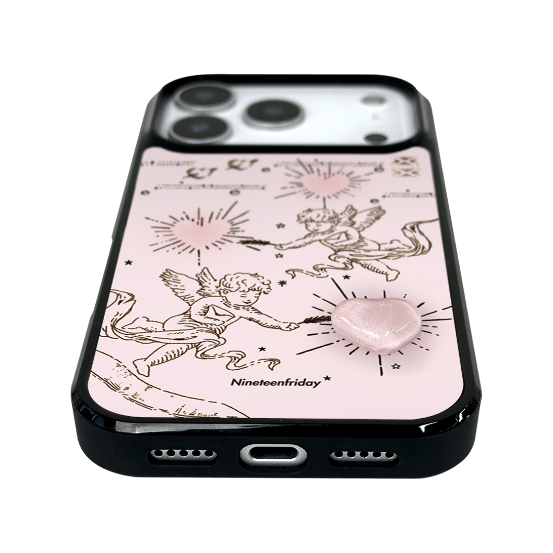 나인틴프라이데이 빈티지 큐피드 맥세이프 에폭시 케이스 - 핑크(NINETEENFRIDAY Vintage Cupid Magsafe Epoxy Case - PINK) - 4