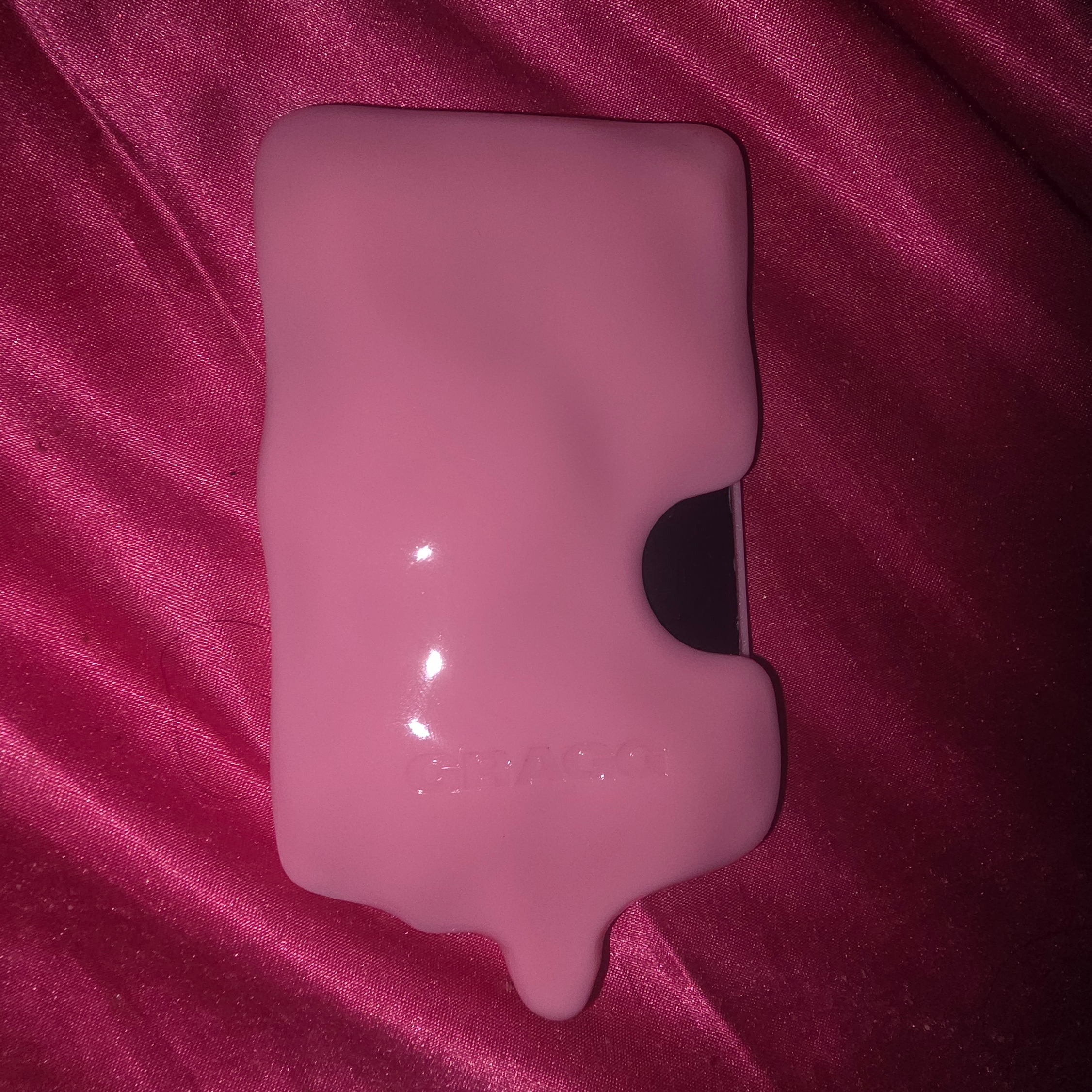 GRAGG DOUBLE LAYERS MAGSAFE CARD SLOT PINK 착용 스타일 - 1