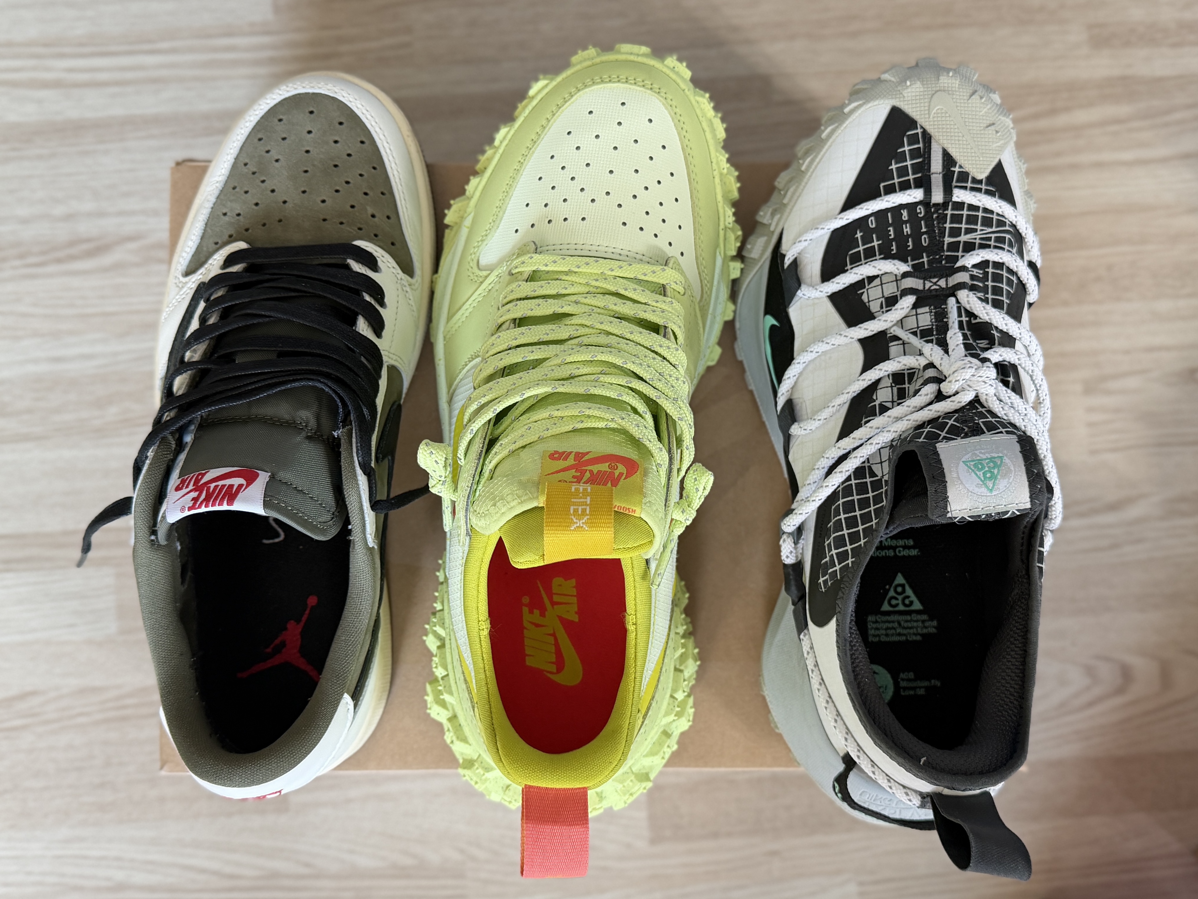Jordan 1 Low Element Gore-Tex Light Lemon Twist Life Lime 착용 스타일 - 3