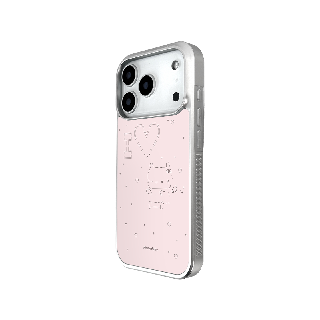 나인틴프라이데이 아이러브 엔젤 캣 맥세이프 에폭시 케이스 - 핑크(NINETEENFRIDAY Angel Cat Magsafe Epoxy Case - PINK) - 2