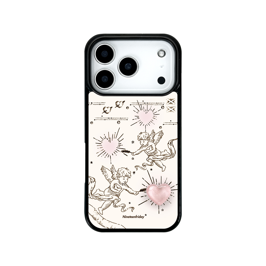0030 NINETEENFRIDAY Vintage Cupid Magsafe Epoxy Case - Beige