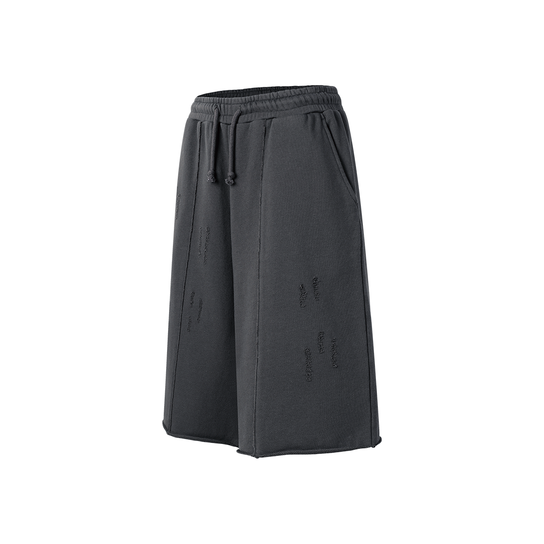 더바이닐하우스 컷오프 데미지 쇼츠 차콜(Thevinylhouse Cut-Off Damage Shorts Charcoal) - 2