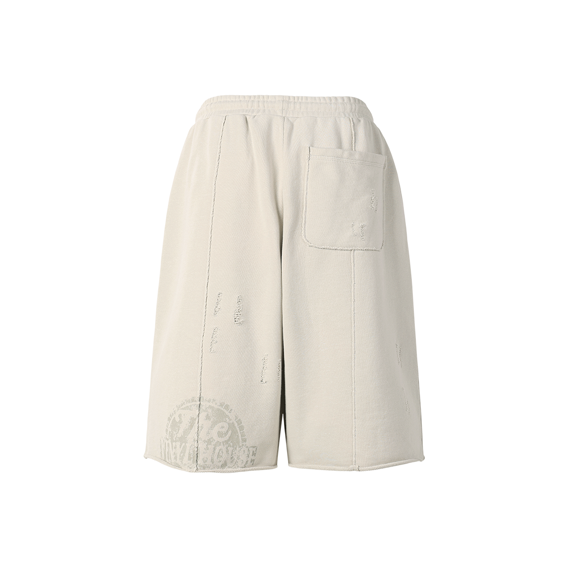 더바이닐하우스 컷오프 데미지 쇼츠 베이지(Thevinylhouse Cut-Off Damage Shorts Beige) - 3