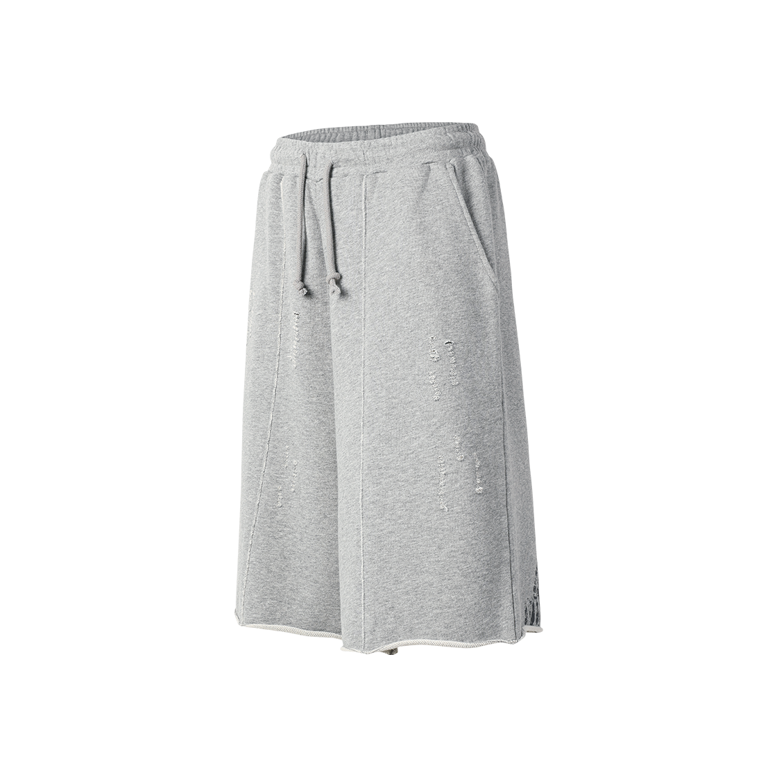 더바이닐하우스 컷오프 데미지 쇼츠 그레이(Thevinylhouse Cut-Off Damage Shorts Grey) - 2