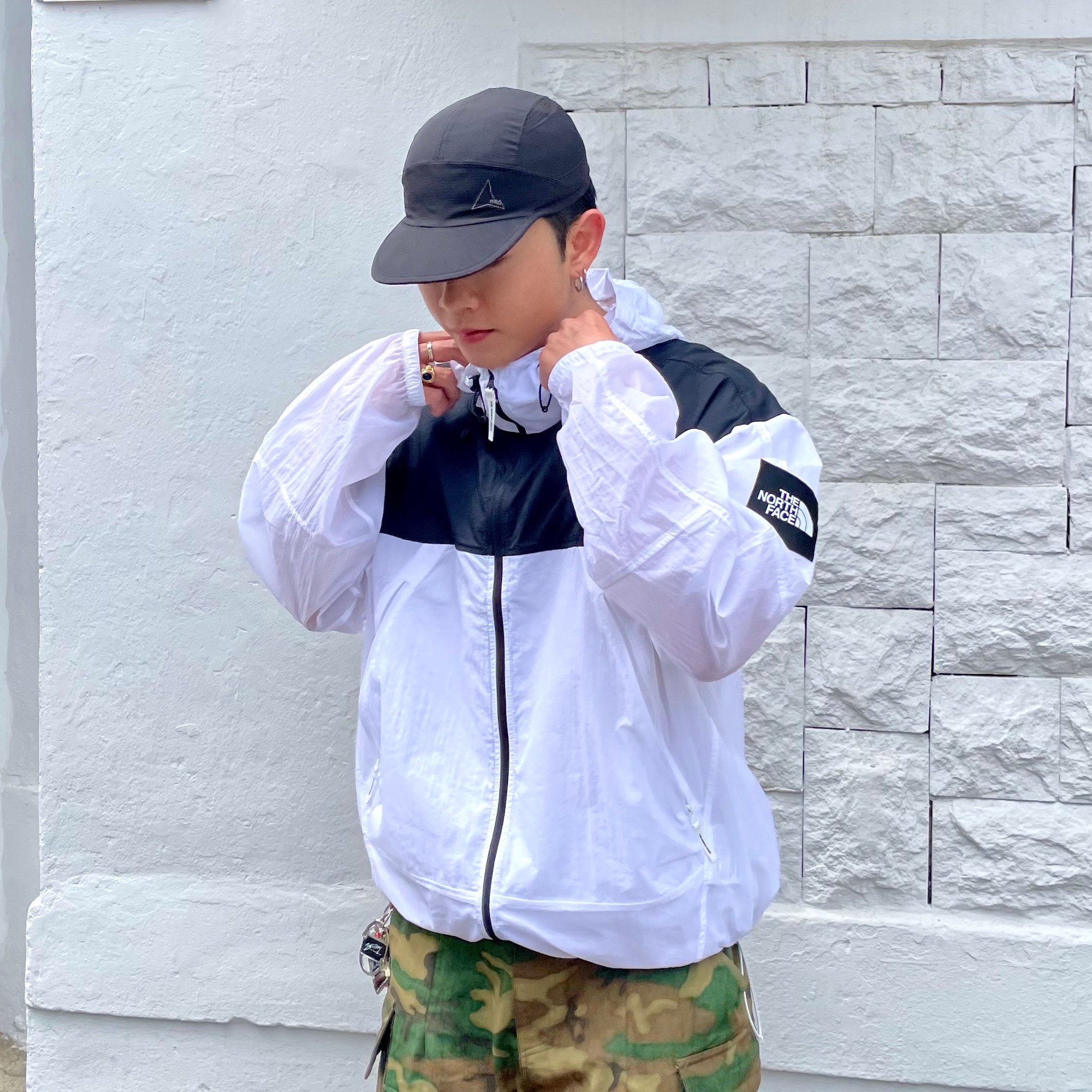 The North Face White Label Ruben Jacket White 착용 스타일 - 2
