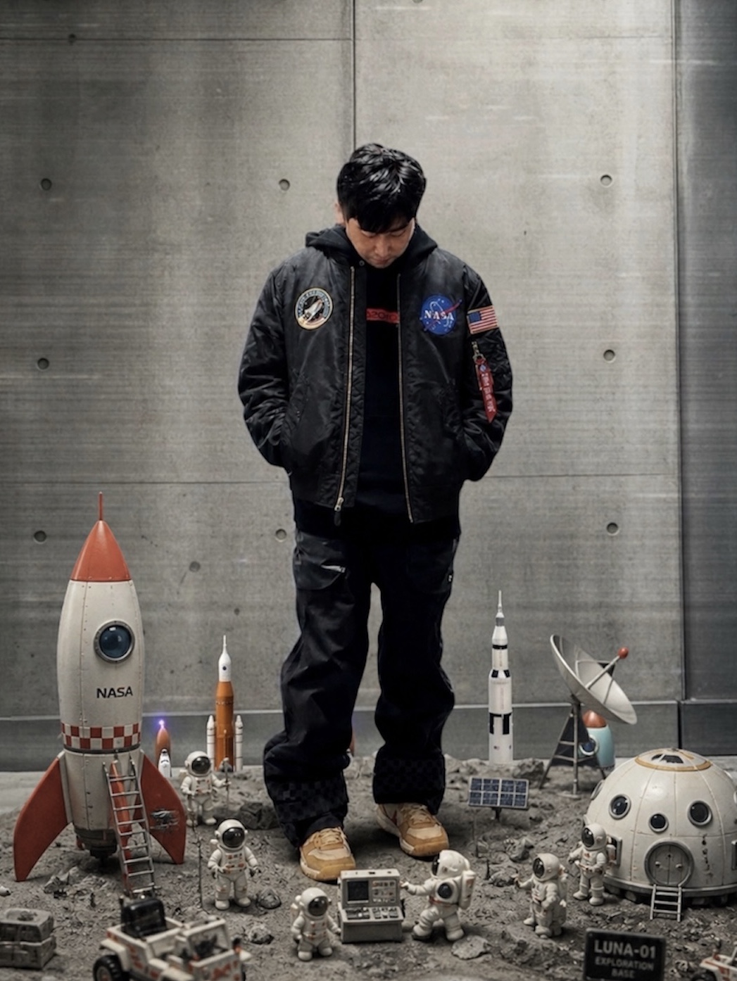 Nike x Tom Sachs Mars Yard Shoe 2.0 Space Camp 착용 스타일