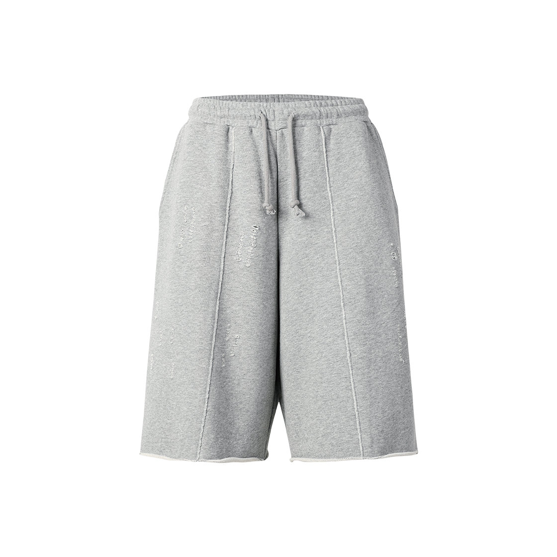 더바이닐하우스 컷오프 데미지 쇼츠 그레이(Thevinylhouse Cut-Off Damage Shorts Grey)