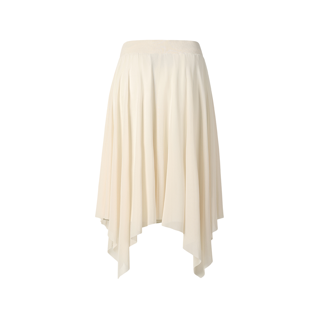 (W) 더바이닐하우스 메쉬 레이어드 스커트 아이보리((W) Thevinylhouse Mesh Layered Skirt Ivory) - 2