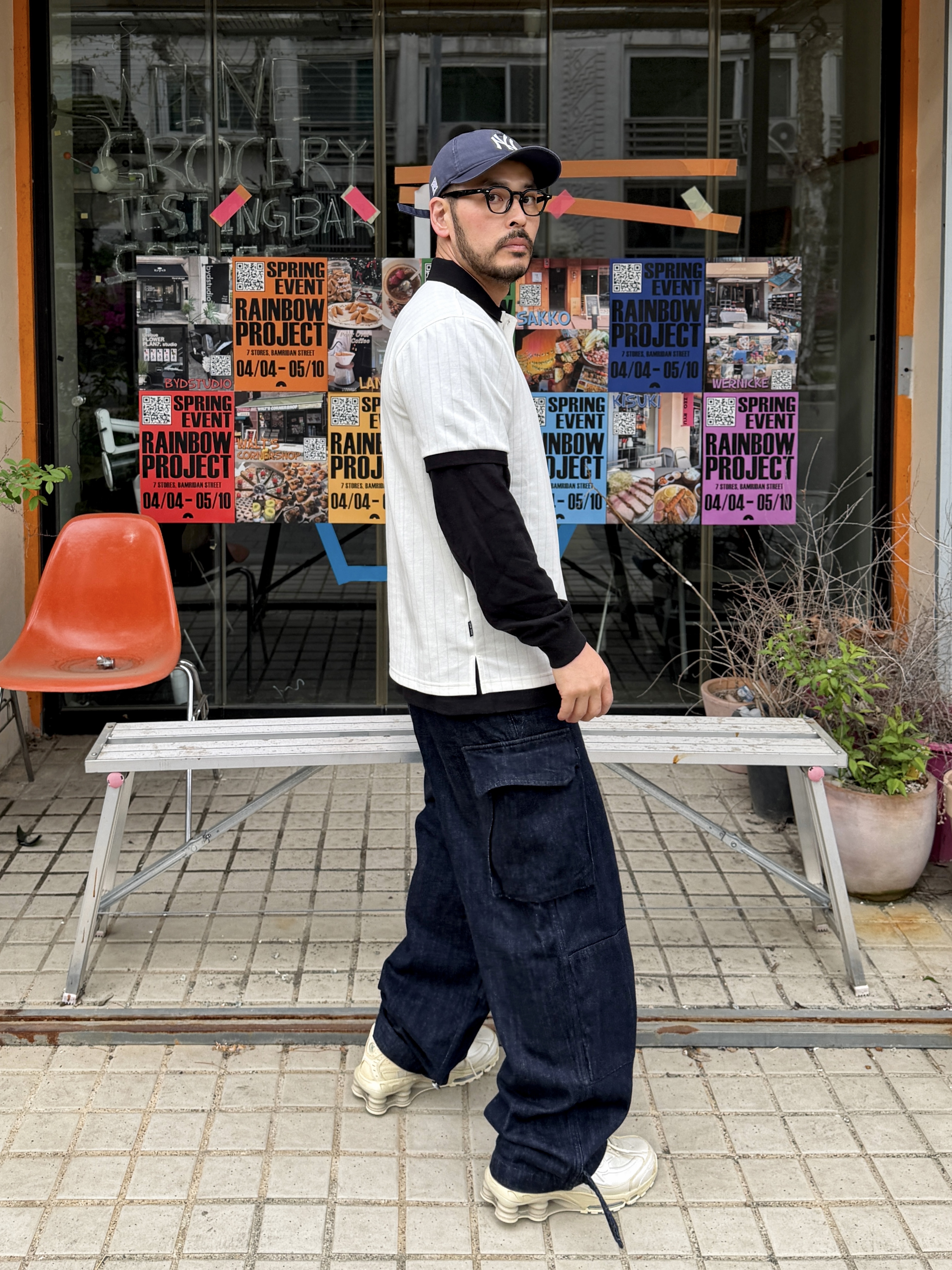 Nike Shox Ride 2 Metallic Silver and Desert Khaki 착용 스타일 - 1