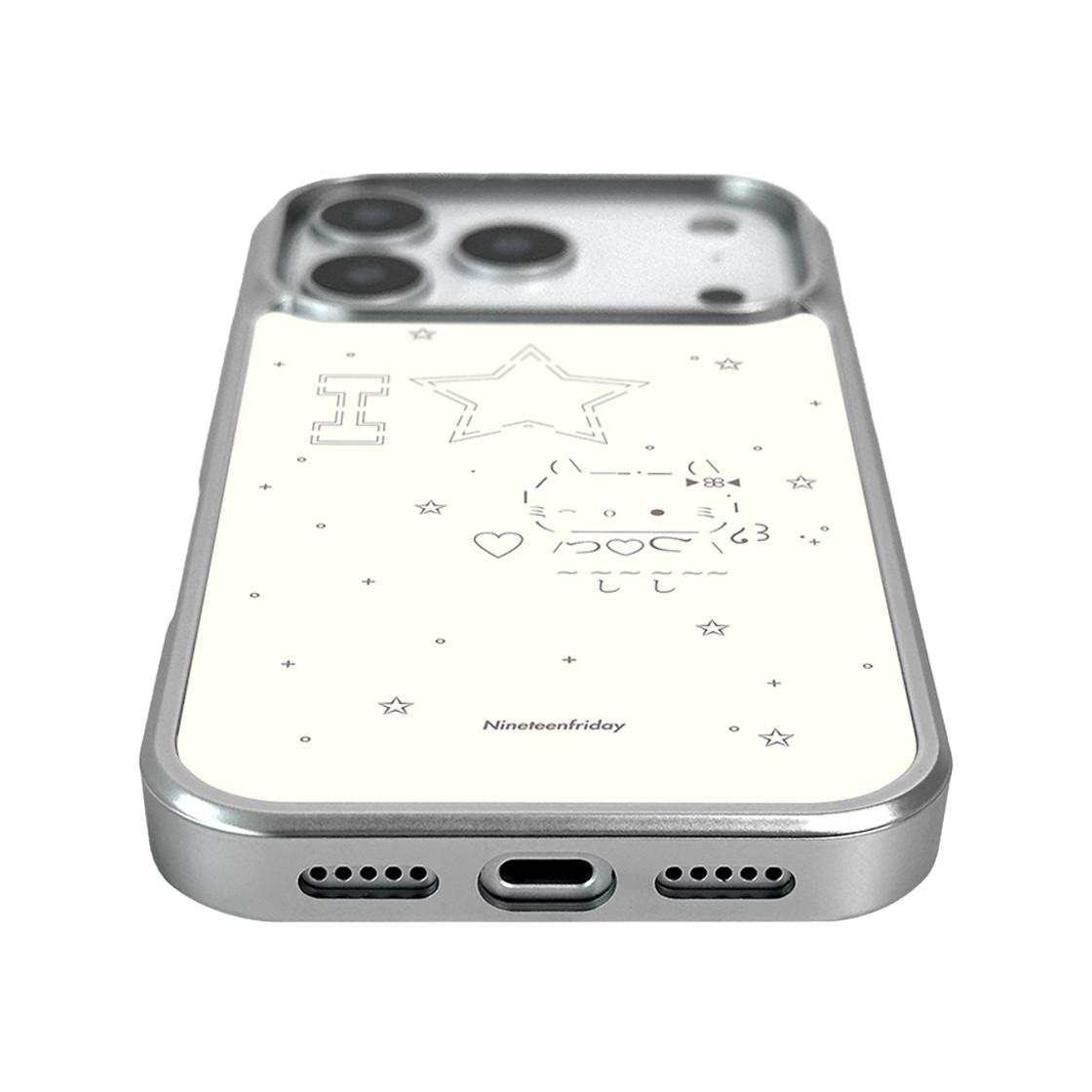 나인틴프라이데이 아이러브 엔젤 캣 맥세이프 에폭시 케이스 - 베이지(NINETEENFRIDAY Angel Cat Magsafe Epoxy Case - Beige) - 4