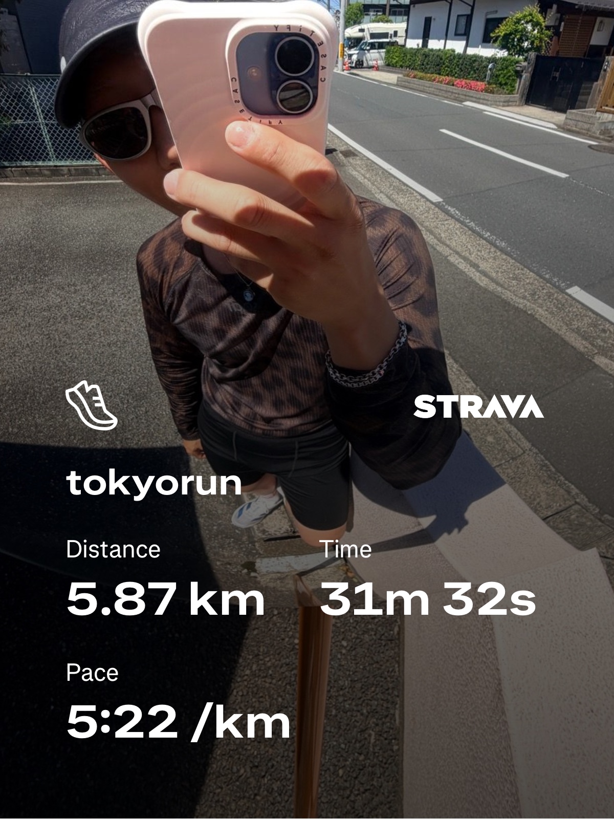 Optimistic Runners Nylon Cap Black, Montbell Trekking Glasses Silver Metallic Light Grey 착용 스타일