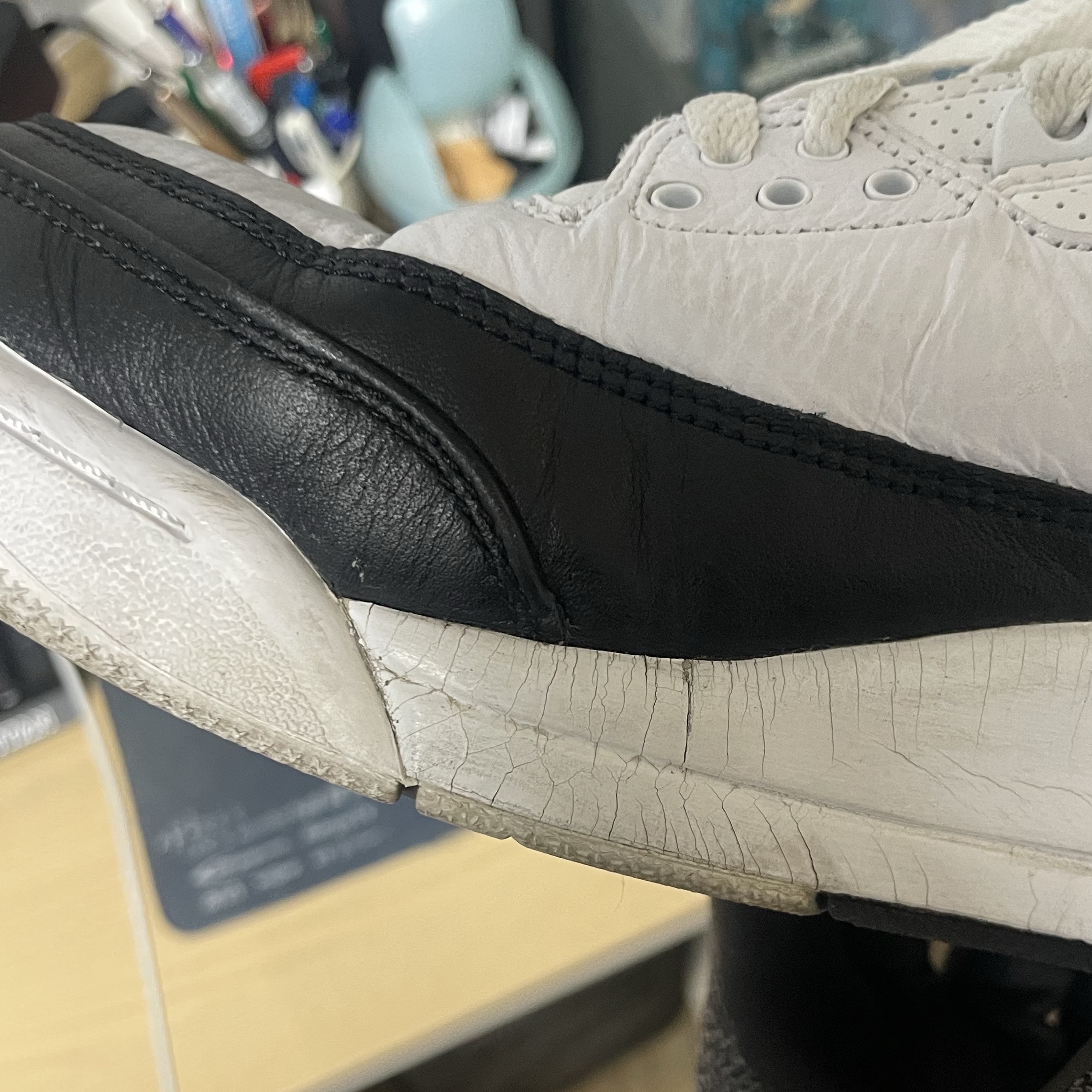 Jordan 3 x Fragment Retro SP White Black 착용 스타일