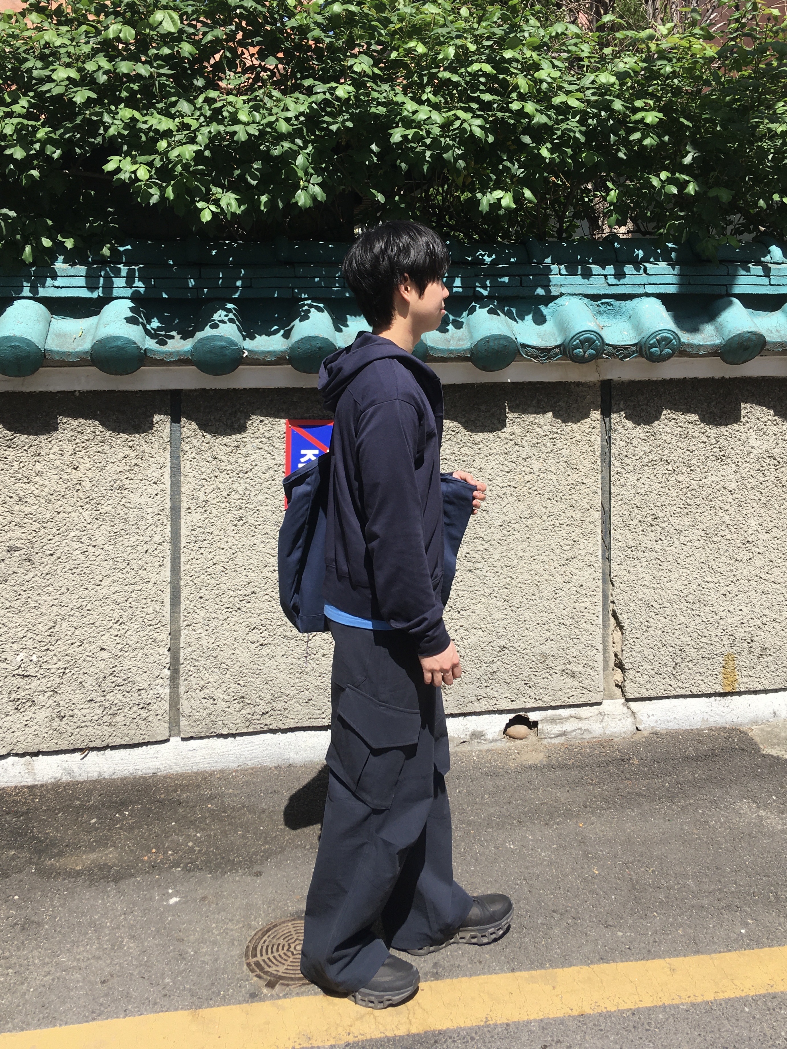 On Running x Post Archive Faction (Paf) Cloudmonster 2 Thorn Brown 착용 스타일 - 1