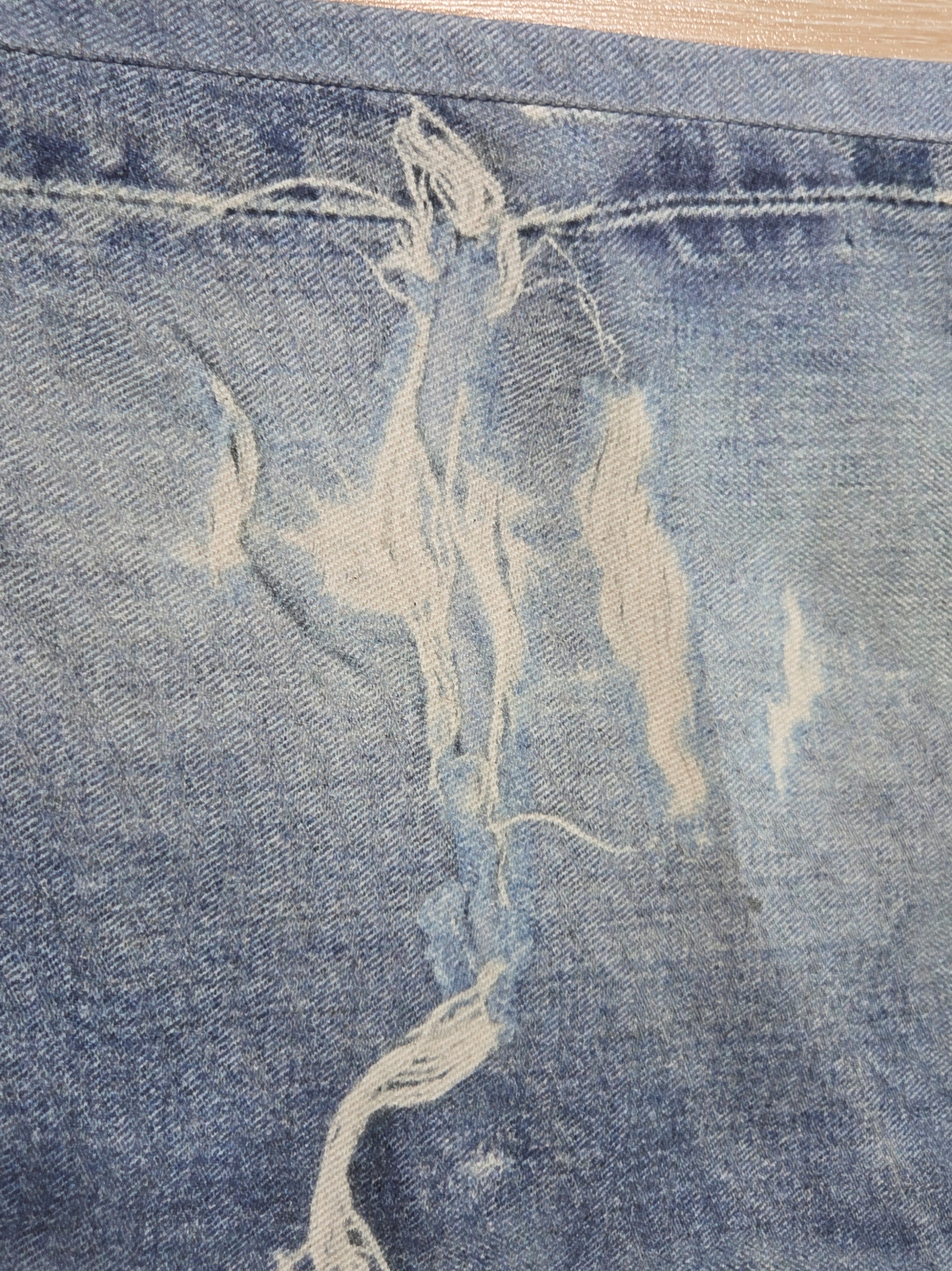 Our Legacy Third Cut Digital Denim Print 착용 스타일 - 3
