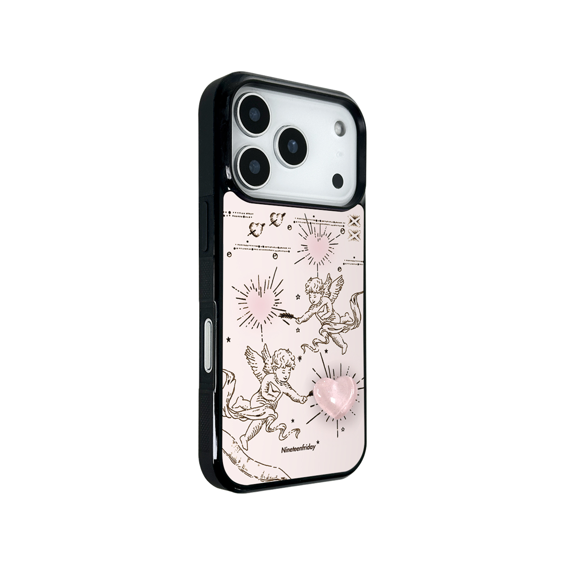 나인틴프라이데이 빈티지 큐피드 맥세이프 에폭시 케이스 - 핑크(NINETEENFRIDAY Vintage Cupid Magsafe Epoxy Case - PINK) - 3