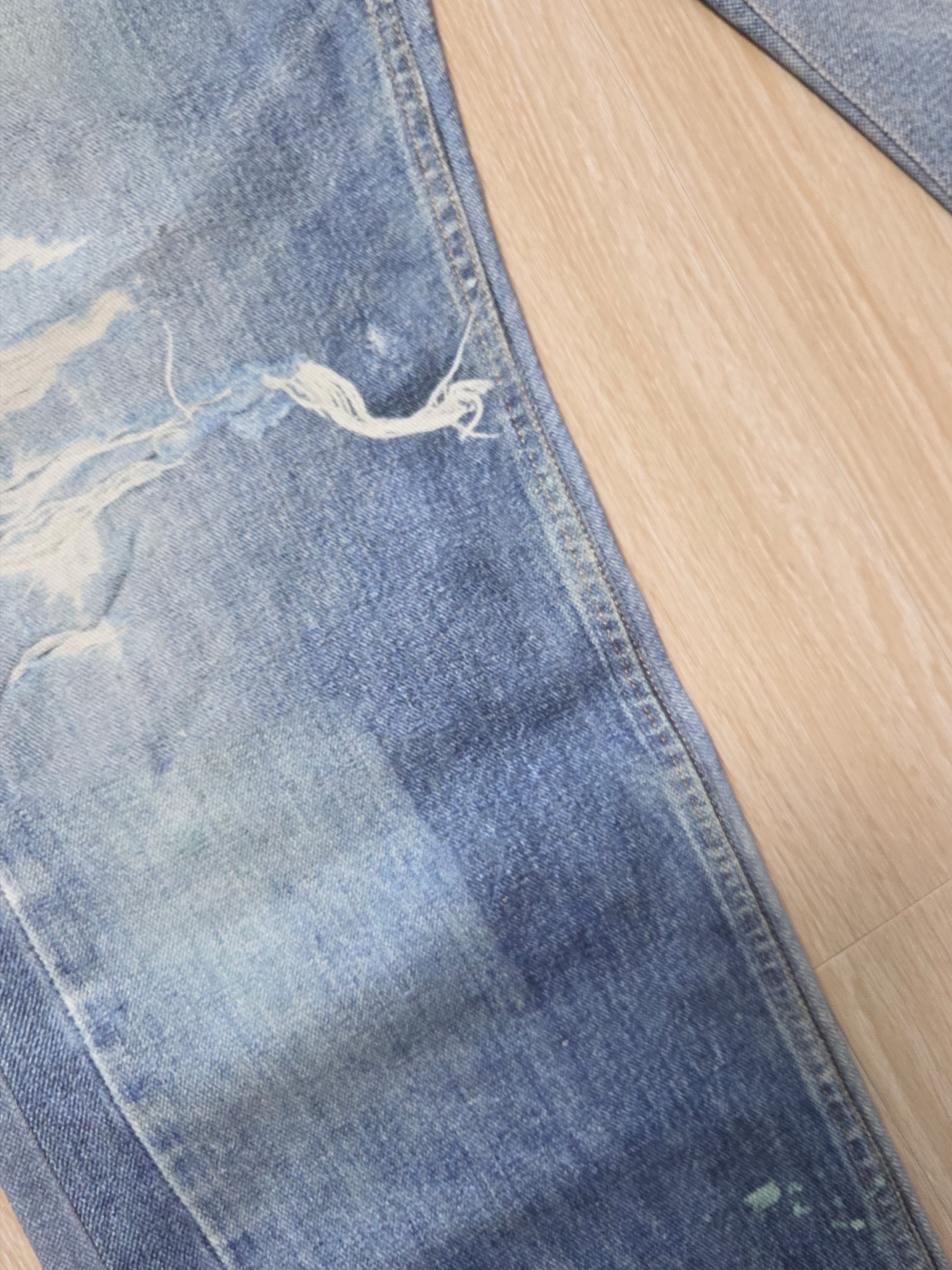 Our Legacy Third Cut Digital Denim Print 착용 스타일 - 4