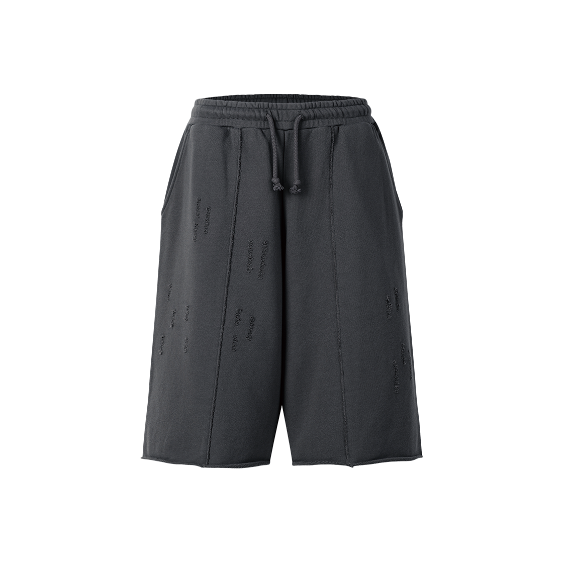 더바이닐하우스 컷오프 데미지 쇼츠 차콜(Thevinylhouse Cut-Off Damage Shorts Charcoal) - 1