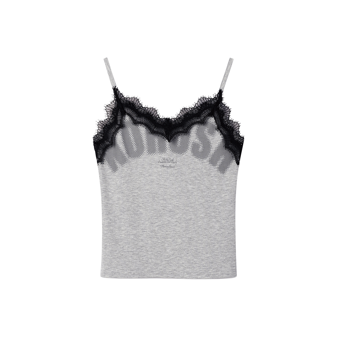 (W) 더바이닐하우스 노 러쉬 레이스 슬리브리스 그레이((W) Thevinylhouse No Rush Lace Sleeveless Grey)