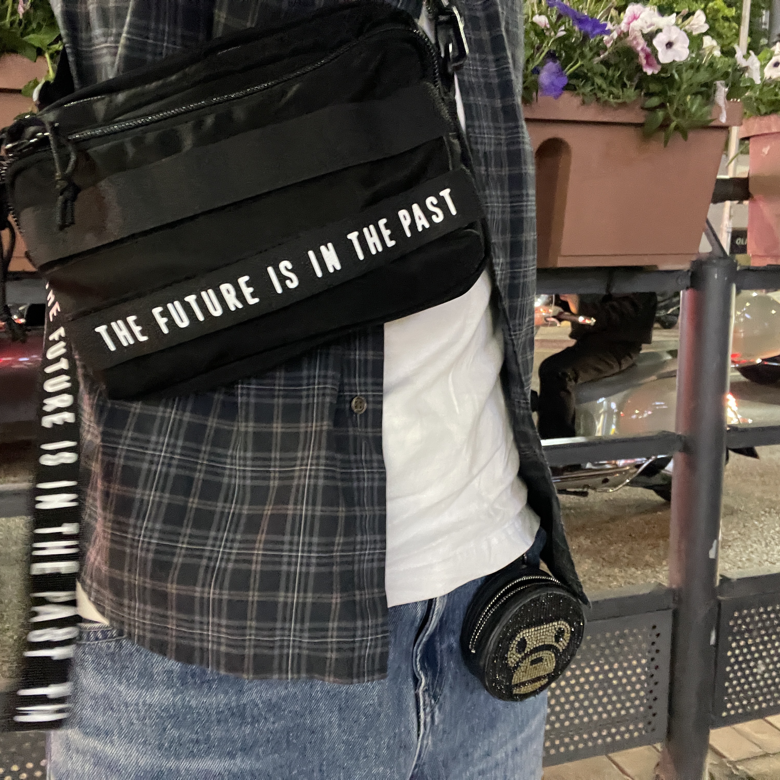 Human Made Military Pouch Small Black 착용 스타일