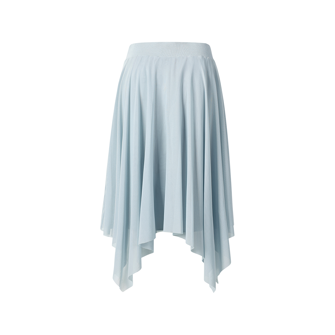 (W) 더바이닐하우스 메쉬 레이어드 스커트 블루((W) Thevinylhouse Mesh Layered Skirt Blue) - 2