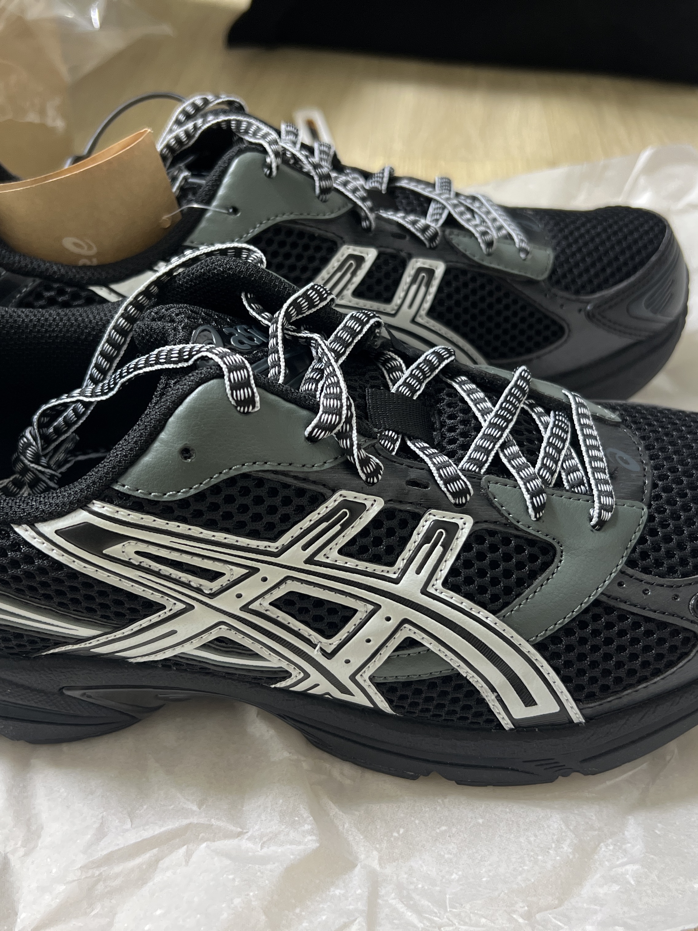 Asics Gel-1130 Black Glacier Grey - Folder Exclusive 착용 스타일 - 2