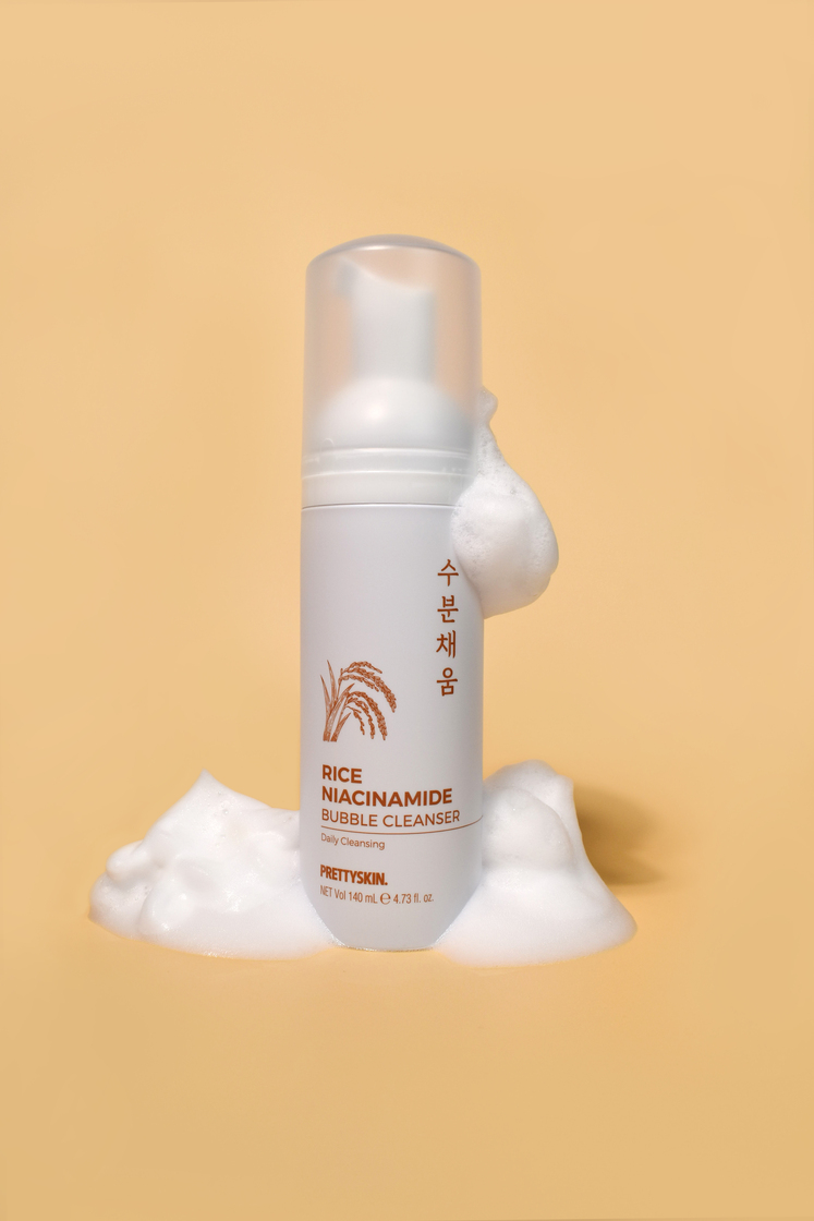 프리티스킨 라이스 나이아신아마이드 버블 클렌저(PRETTYSKIN RICE NIACINAMIDE BUBBLE CLEANSER) - 2
