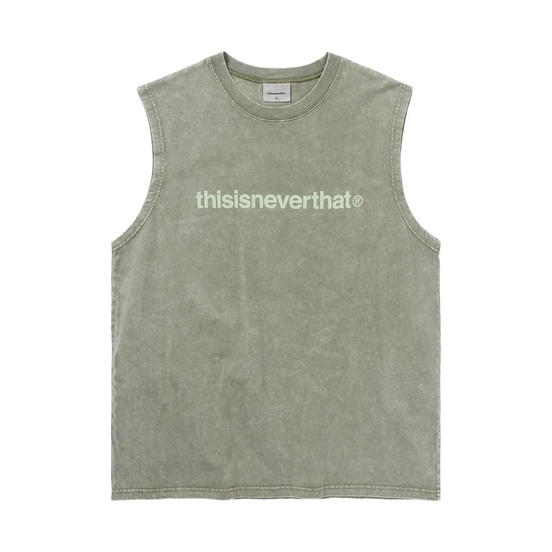 TN261TTSST33MTG thisisneverthat T-Logo Sleeveless Mountain Green