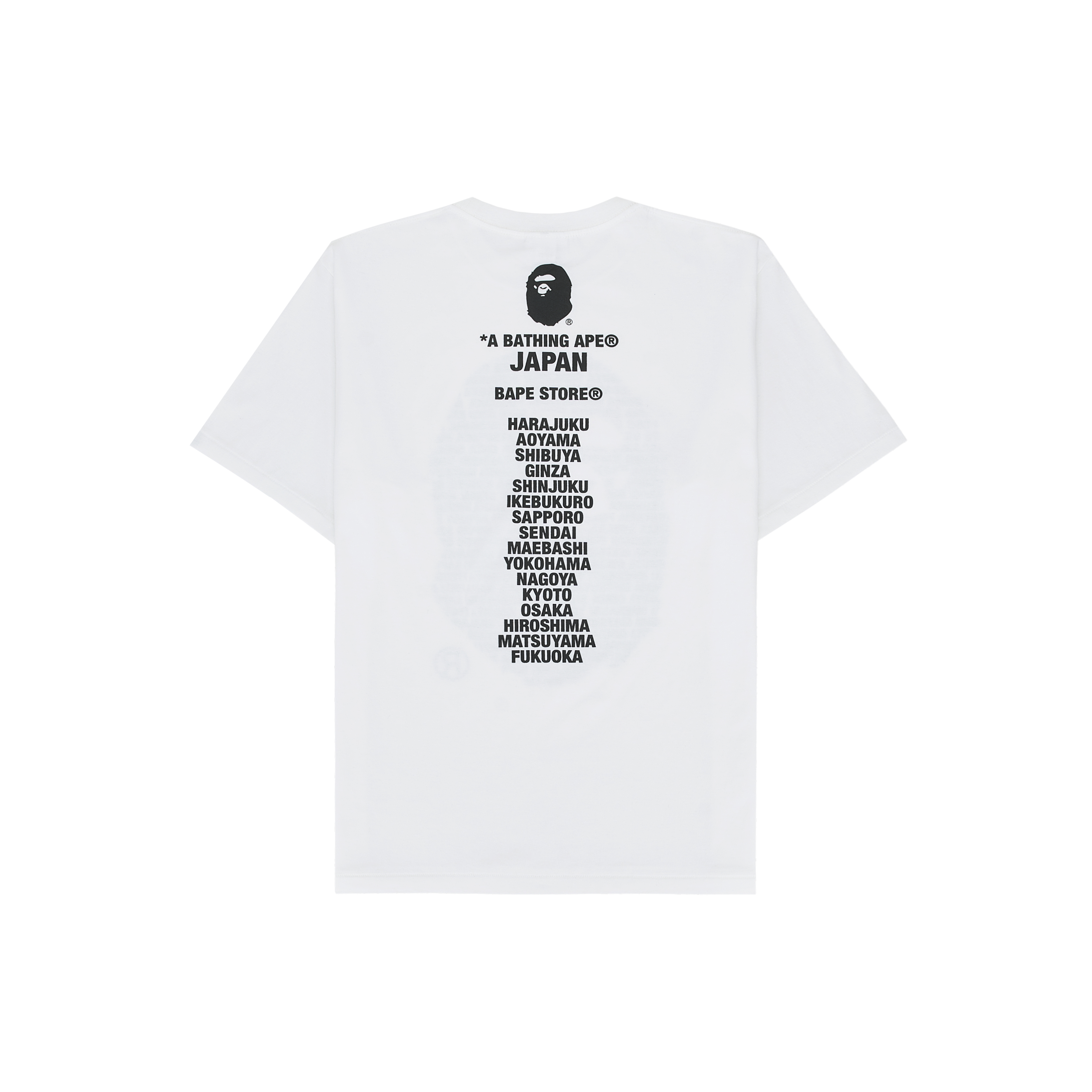 베이프 재팬 에이프 헤드 티셔츠 화이트(BAPE Japan Ape Head T-Shirt White) - 2