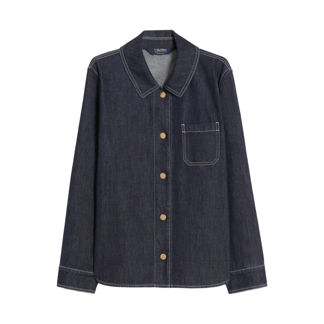 (W) S 막스마라 엔파시 코튼 자켓 울트라마린((W) S Max Mara Enfasi Cotton Jacket Ultramarine) - 1
