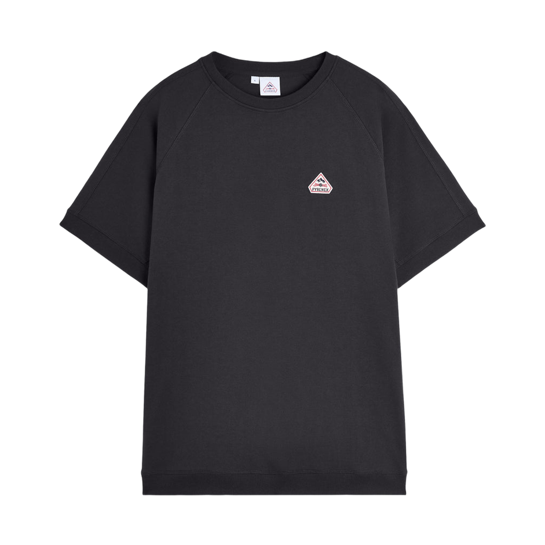 피레넥스 피크 식 오가닉 코튼 티셔츠 블랙(Pyrenex Peak Thick Organic Cotton T-Shirt Black)