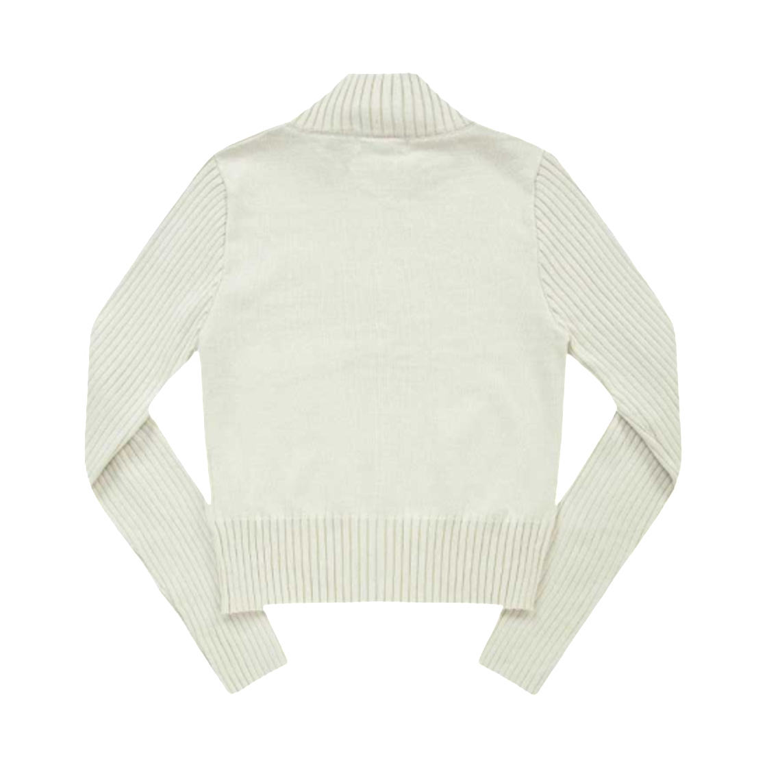 (W) 애즈온 마론 니트 집업 베이지((W) Ason Maron Knit Zip Up Beige) - 2