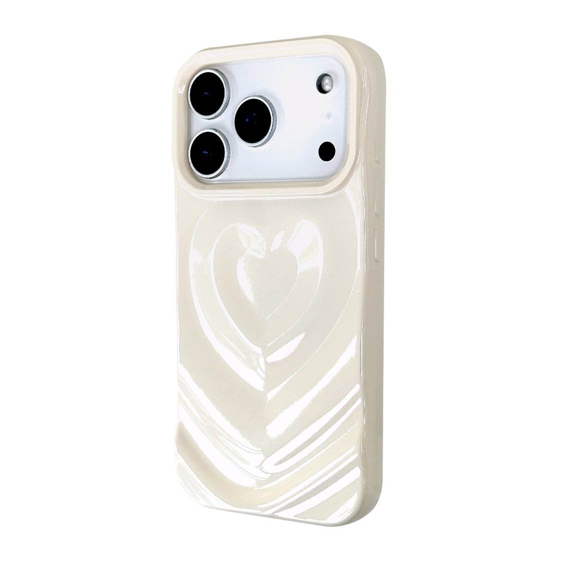 나인틴프라이데이 입체 하트 케이스 - 화이트 (아이폰)(NINETEENFRIDAY 3D Heart Case - White (Iphone)) - 2