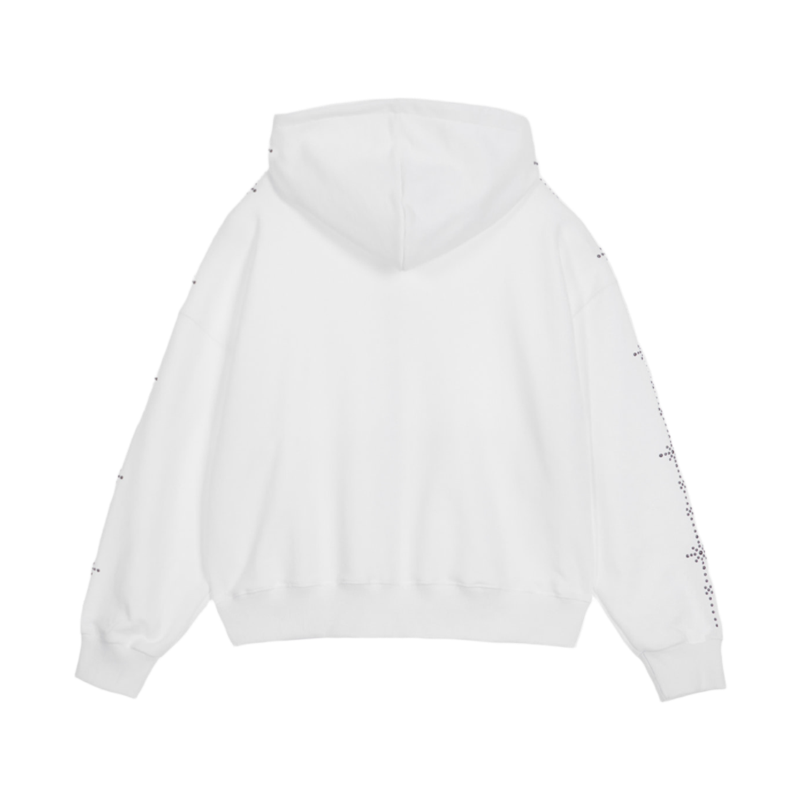 분트 스터드 라인 후드집업 아이보리(VOONT Stud Line Hood Zip-Up (IVORY)) - 2