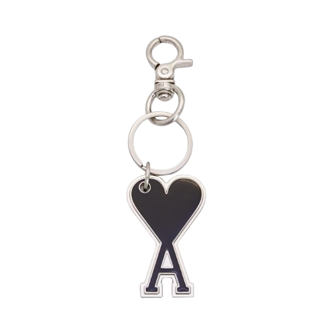 아미 하트 로고 키링 블랙(AMI de Coeur Keyring Black) - 1