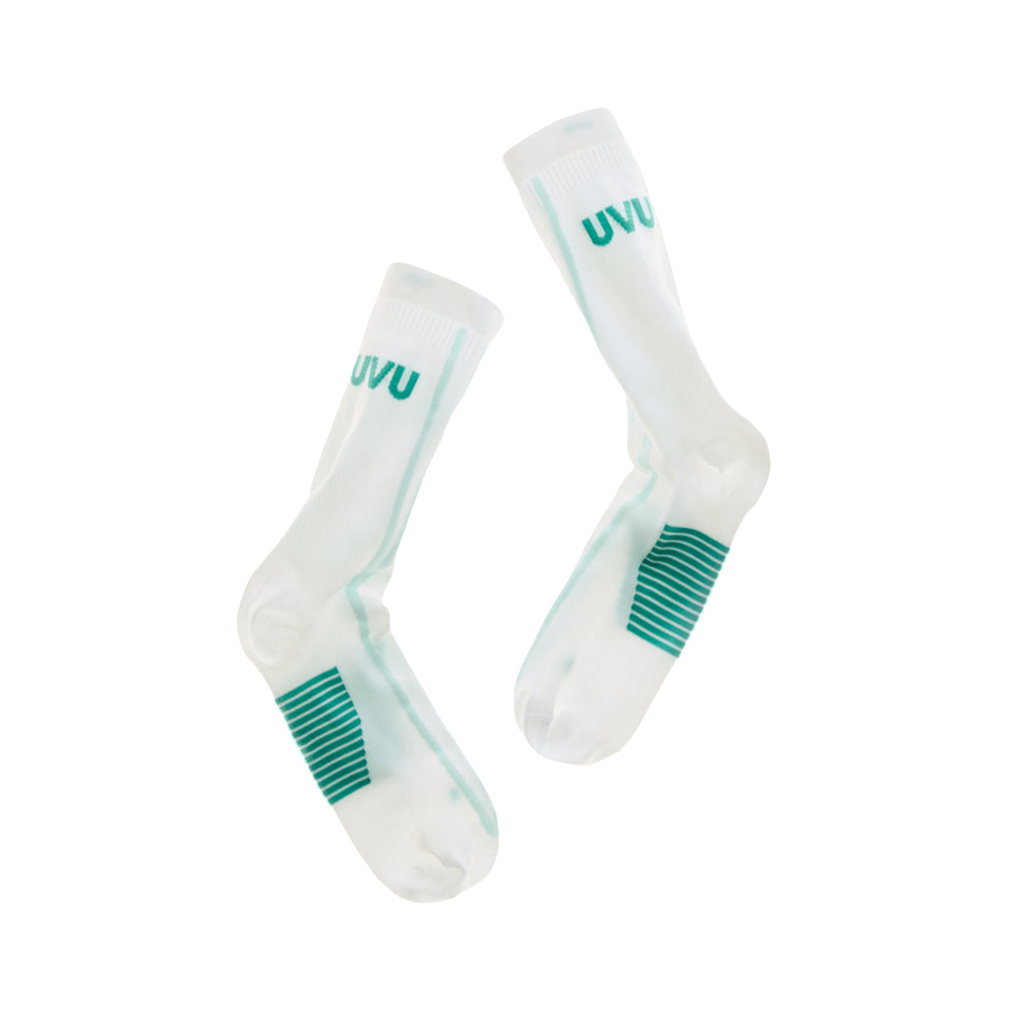 UVU 런던 26 러닝 삭스 화이트(UVU London '26 Running Sock White)