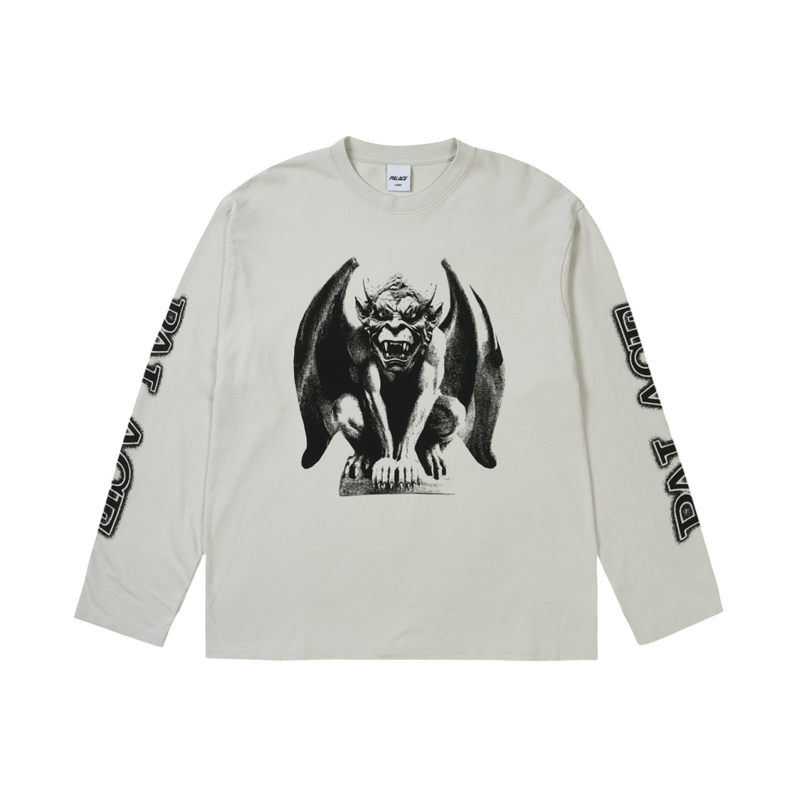 - Palace Gargoyle Longsleeve Concrete Grey - 26SS