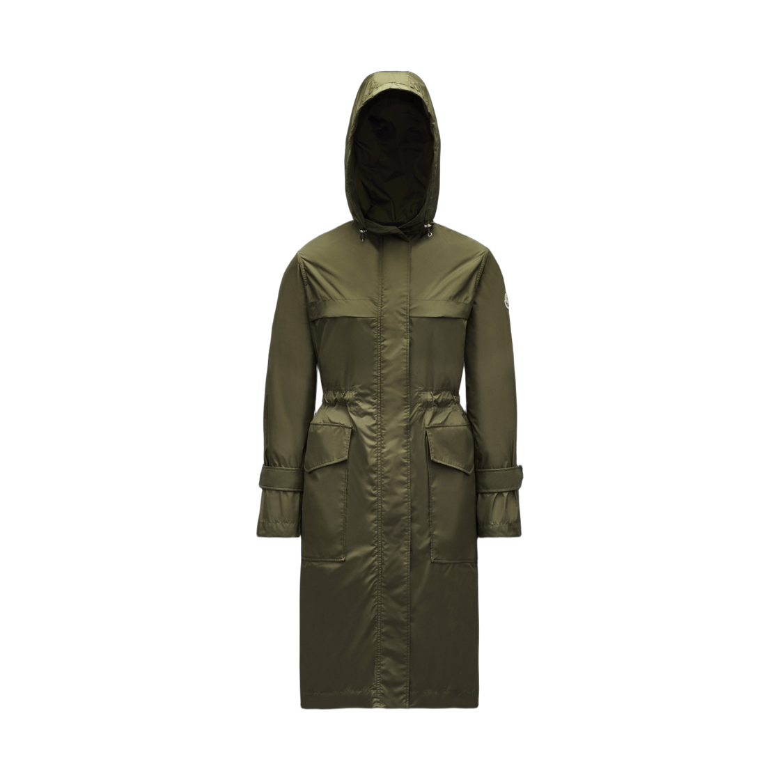 H1-093-1C00048-539YH-836 (W) Moncler Hiengu Rain Coat Olive Green - 22SS