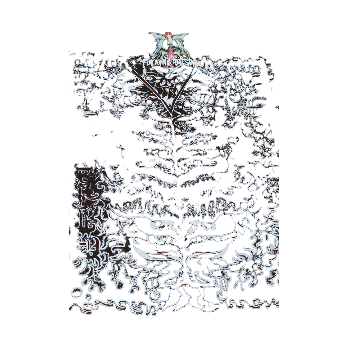 퍼킹 어썸 사비 리워크 버터플라이 티셔츠 블랙(Fucking Awesome Savie Rework Butterfly T-Shirt Black) - 2
