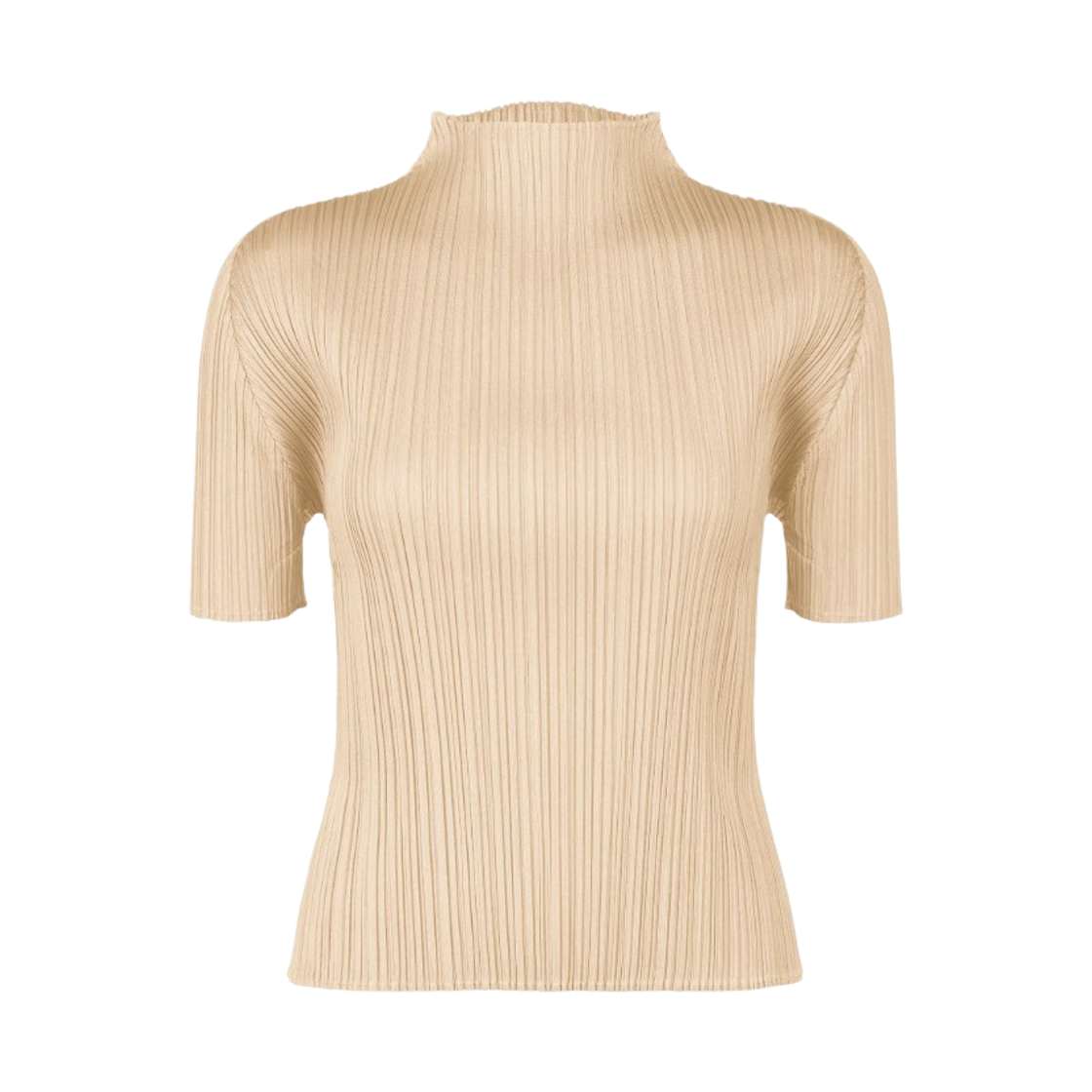 (W) 플리츠 플리즈 이세이 미야케 MC 메이 탑 샌드 베이지((W) Pleats Please Issey Miyake MC May Top Sand Beige) - 1