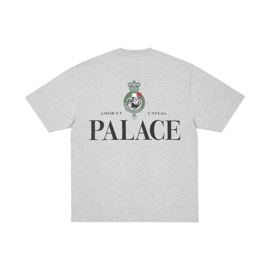 팔라스 헤비 크레스트 티셔츠 그레이 말 - 26SS(Palace Heavy Crest T-Shirt Grey Marl - 26SS) - 2