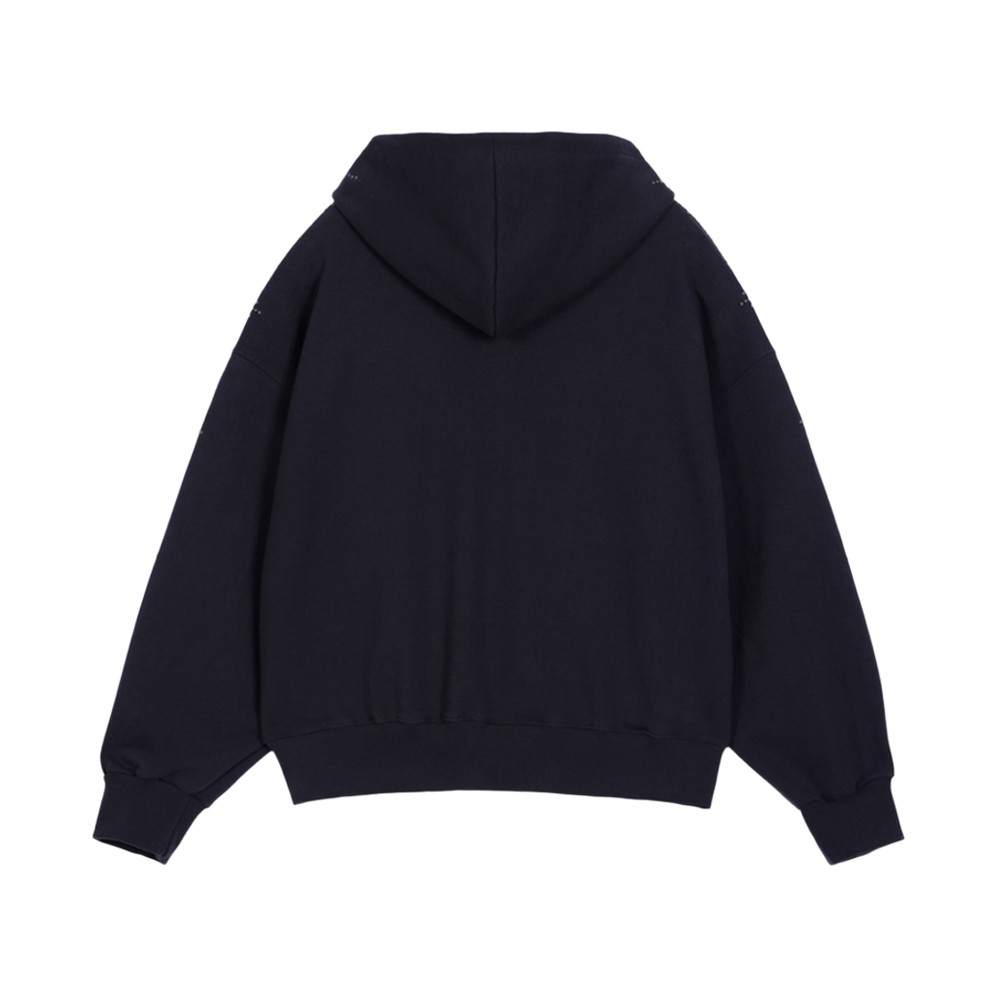분트 스터드 라인 후드집업 블랙(VOONT Stud Line Hood Zip-Up (BLACK)) - 2